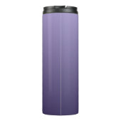 Violet Paarse Gradient aangepaste monogram tumbler Thermosbeker (Achterkant)