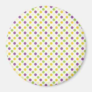 Violet Paarse, Groene, en Gele Polks Stippen Magneet
