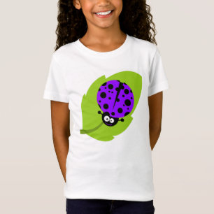 Violet Paarse Ladybug T-shirt