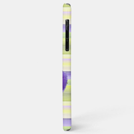 Violet Paarse Lila Irises Waterverf kunst schilder Case-Mate iPhone Case (Achterkant/links)