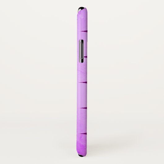 Violet, Paarse magenta & roze cirkels Monogram Case-Mate iPhone Case (Achterkant / rechts)