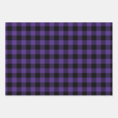 Violet Paarse Ombre Buffalo Plays Small Inpakpapier Vel (Voorkant)