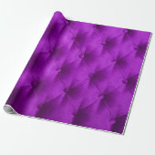 Violet paarse velvet capitone textiel background cadeaupapier (Uitgerold)