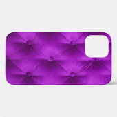 Violet paarse velvet capitone textiel background Case-Mate iPhone case (Achterkant (horizontaal))