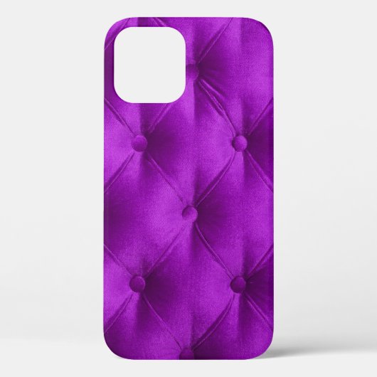 Violet paarse velvet capitone textiel background Case-Mate iPhone case (Achterkant)