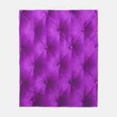Violet paarse velvet capitone textiel background fleece deken (Voorkant)
