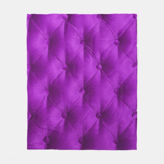 Violet paarse velvet capitone textiel background fleece deken (Voorkant)