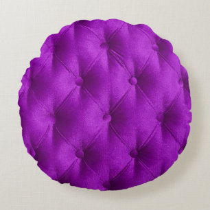 Violet paarse velvet capitone textiel background rond kussen