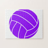 Violet Paarse volleybal Legpuzzel (Horizontaal)