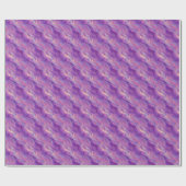 Violet Paarse Wavy Textuur Cadeaupapier (Vlak)