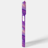 Violet Paarse Wavy Textuur Case-Mate iPhone Case (Achterkant / Rechts)