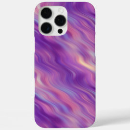 Violet Paarse Wavy Textuur iPhone 16 Pro Max Hoesje