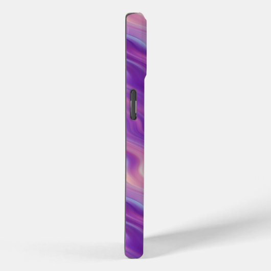 Violet Paarse Wavy Textuur Case-Mate iPhone Case (Achterkant / Rechts)