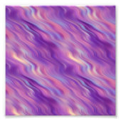 Violet Paarse Wavy Textuur Foto Afdruk (Voorkant)