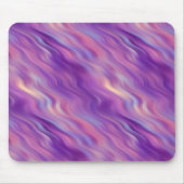 Violet Paarse Wavy Textuur Muismat (Voorkant)