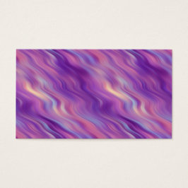 Violet Paarse Wavy Textuur Visitekaartjes