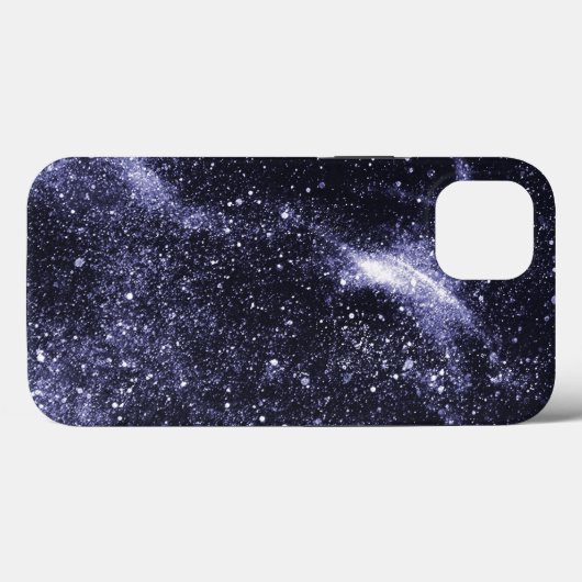 Violet paarse zwarte abstracte melkweg Case-Mate iPhone case (Achterkant (horizontaal))