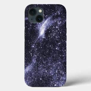 Violet paarse zwarte abstracte melkweg Case-Mate iPhone case
