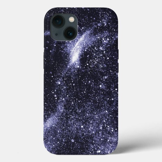 Violet paarse zwarte abstracte melkweg Case-Mate iPhone case (Achterkant)