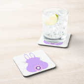 Violet Paasbunny harde Onderzetters (Rechterzijde)