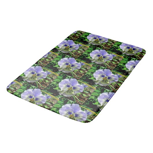 VIOLET PANSY BADMAT (Gekanteld)
