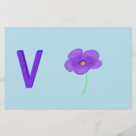 Violet papier