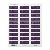 Violet Paris Passport Etiket (Full Sheet)