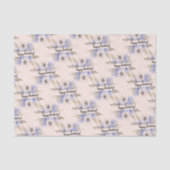 Violet & Pastel Rozen Aangepast Tissuepapier (Voorkant)