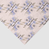 Violet & Pastel Rozen Aangepast Tissuepapier (Detail)