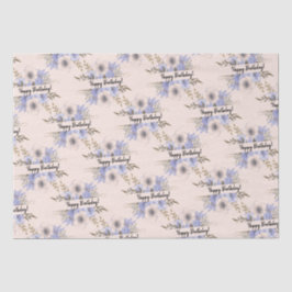 Violet & Pastel Rozen Aangepast Tissuepapier