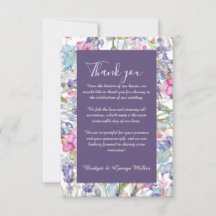 Violet pastel wildflower groen bruiloft