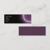 Violet Petals Mandala - Profiel Visitekaartje (Voorkant / Achterkant)