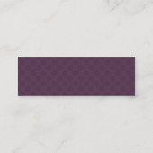 Violet Petals Mandala - Profiel Visitekaartje (Achterkant)