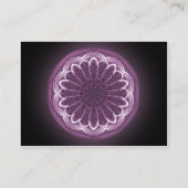 Violet Petals Mandala - Visitekaartje (Achterkant)