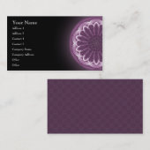 Violet Petals Mandala - Visitekaartje (Voorkant / Achterkant)