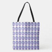 Violet Pinecones Canvas tas (Voorkant)