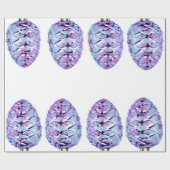 Violet Pinecones — Verpakkingspapier Cadeaupapier (Vlak)