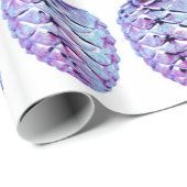 Violet Pinecones — Verpakkingspapier Cadeaupapier (Rol Hoek)