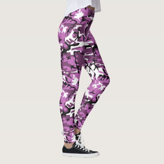 Violet Pink Camo Leggings (Rechts)