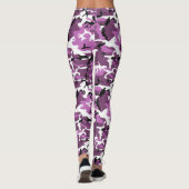 Violet Pink Camo Leggings (Achterkant)
