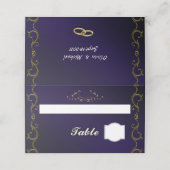 Violet Plaatskaartje (Buitenkant ongevouwen)