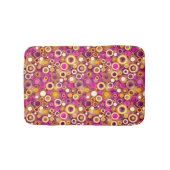 Violet Polka Dot Pattern Badmat (Voorkant)