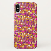 Violet Polka Dot Pattern Case-Mate iPhone Case (Achterkant)