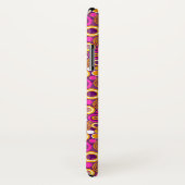 Violet Polka Dot Pattern Case-Mate iPhone Case (Achterkant / rechts)