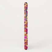 Violet Polka Dot Pattern Case-Mate iPhone Case (Achterkant/links)