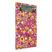 Violet Polka Dot Pattern Mini Klembord (Schuin)