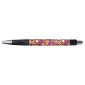 Violet Polka Dot Pattern Pen (Voorkant)