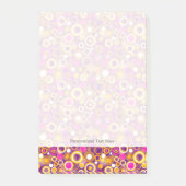 Violet Polka Dot Pattern Post-it® Notes (Voorkant)
