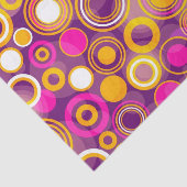 Violet Polka Dot Pattern Tissuepapier (Detail)