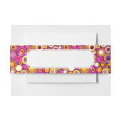 Violet Polka Dot Pattern Uitnodigingen Wikkel (Voorkant Voorbeeld)